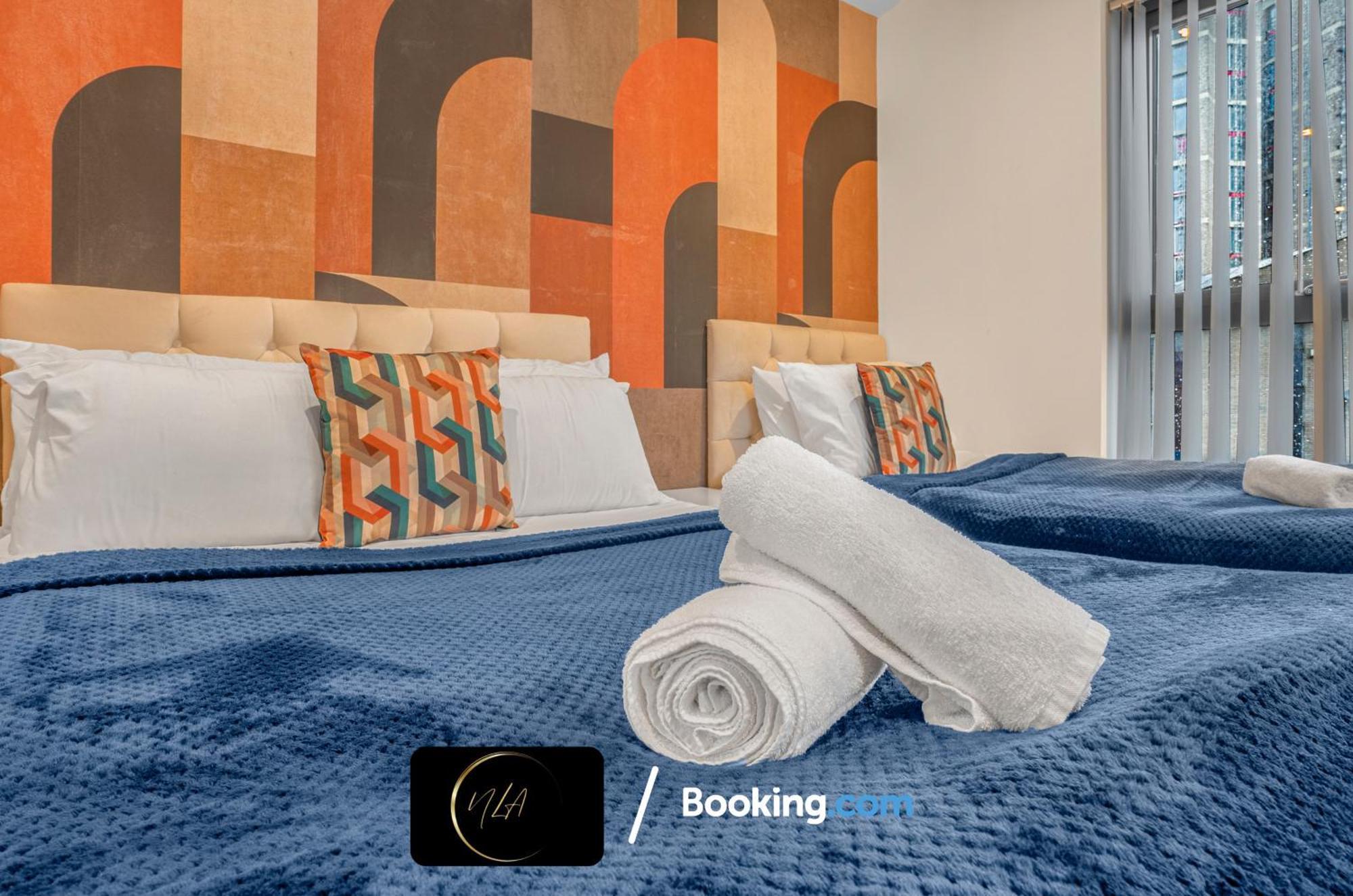City Centre Apartment With Free Parking, 2 Bathrooms, Netflix And Wifi - Suitable For Contractors And Families - By Noor Luxury Accommodations Birmingham Luaran gambar